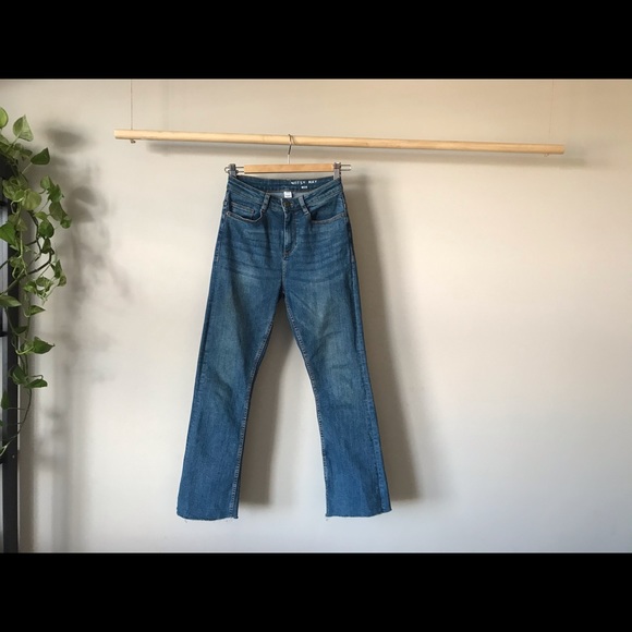 Noisy May High Rise Cropped Flared Jeans - Picture 4 of 13